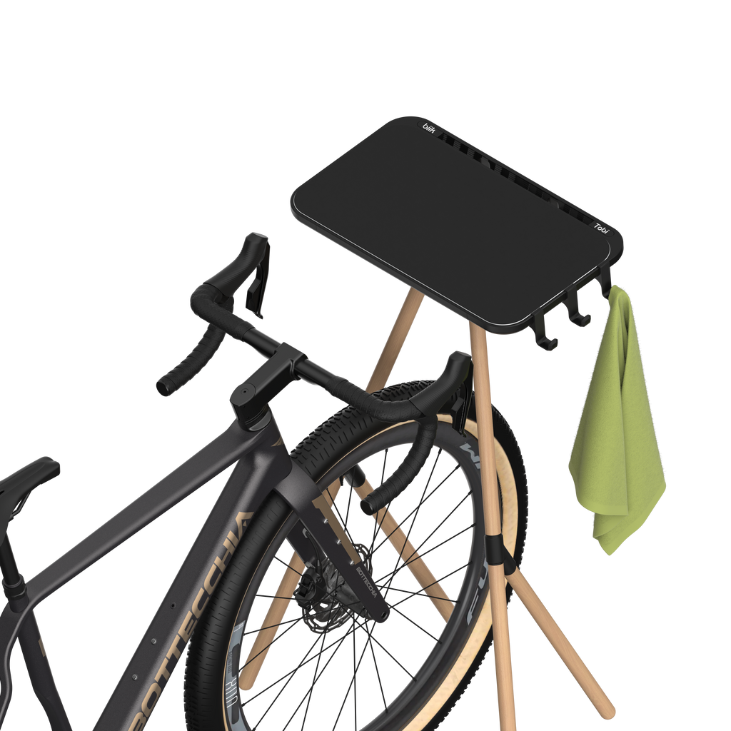 towelii - Handtuch Halter Fahrradtisch